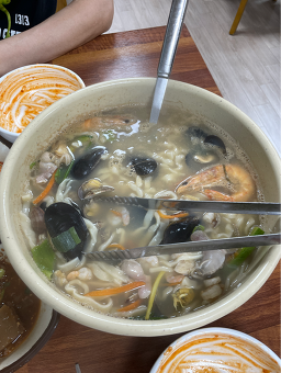 조은바지락손칼국수
