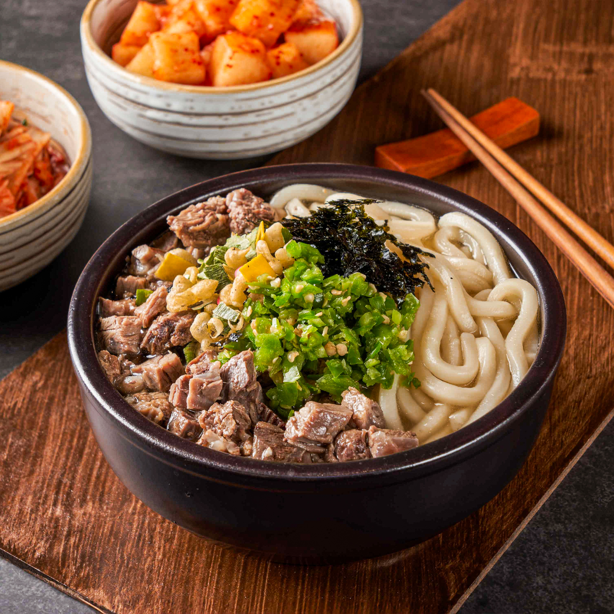 너구리 우동국밥 (맑은)