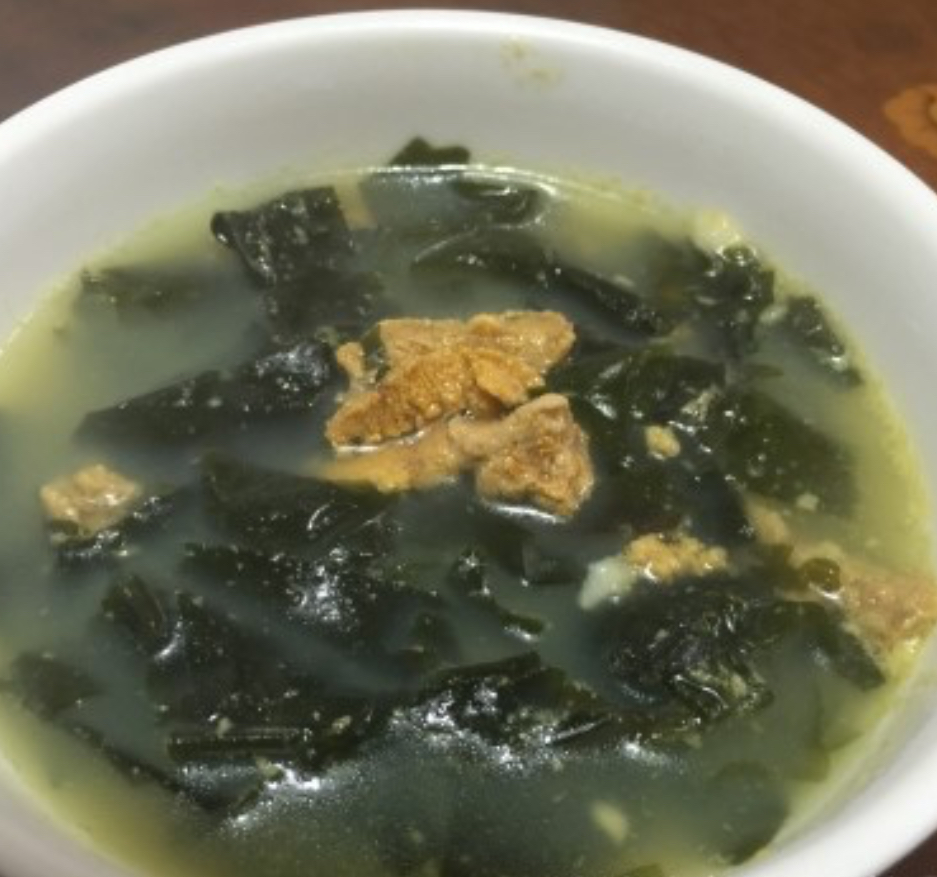 성게미역국