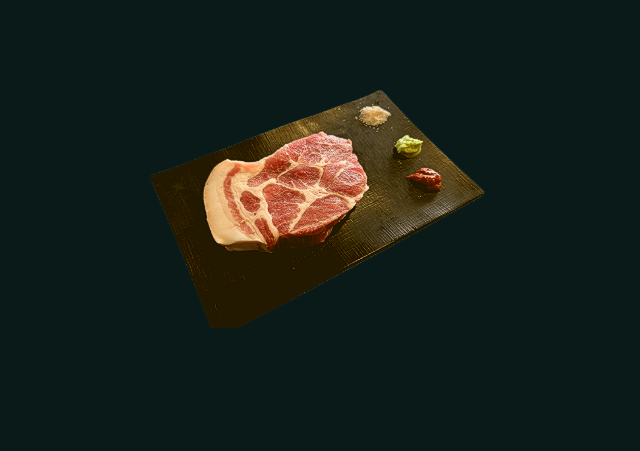 흑꽃목살 300g