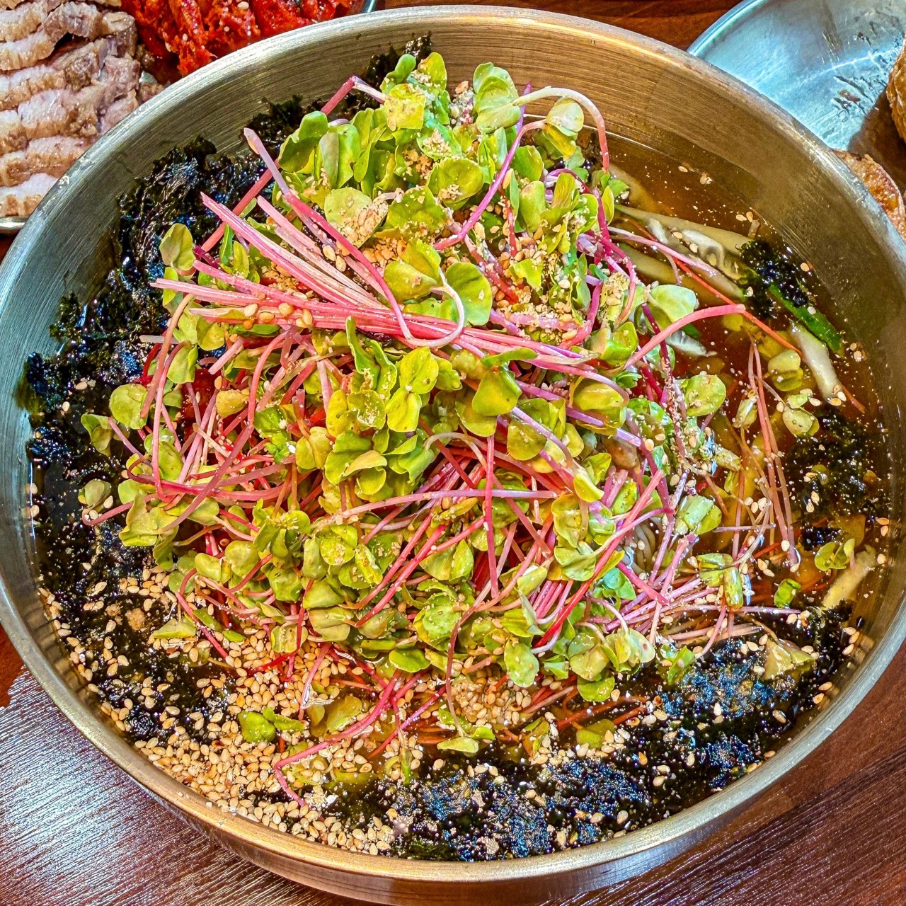메밀 물막국수