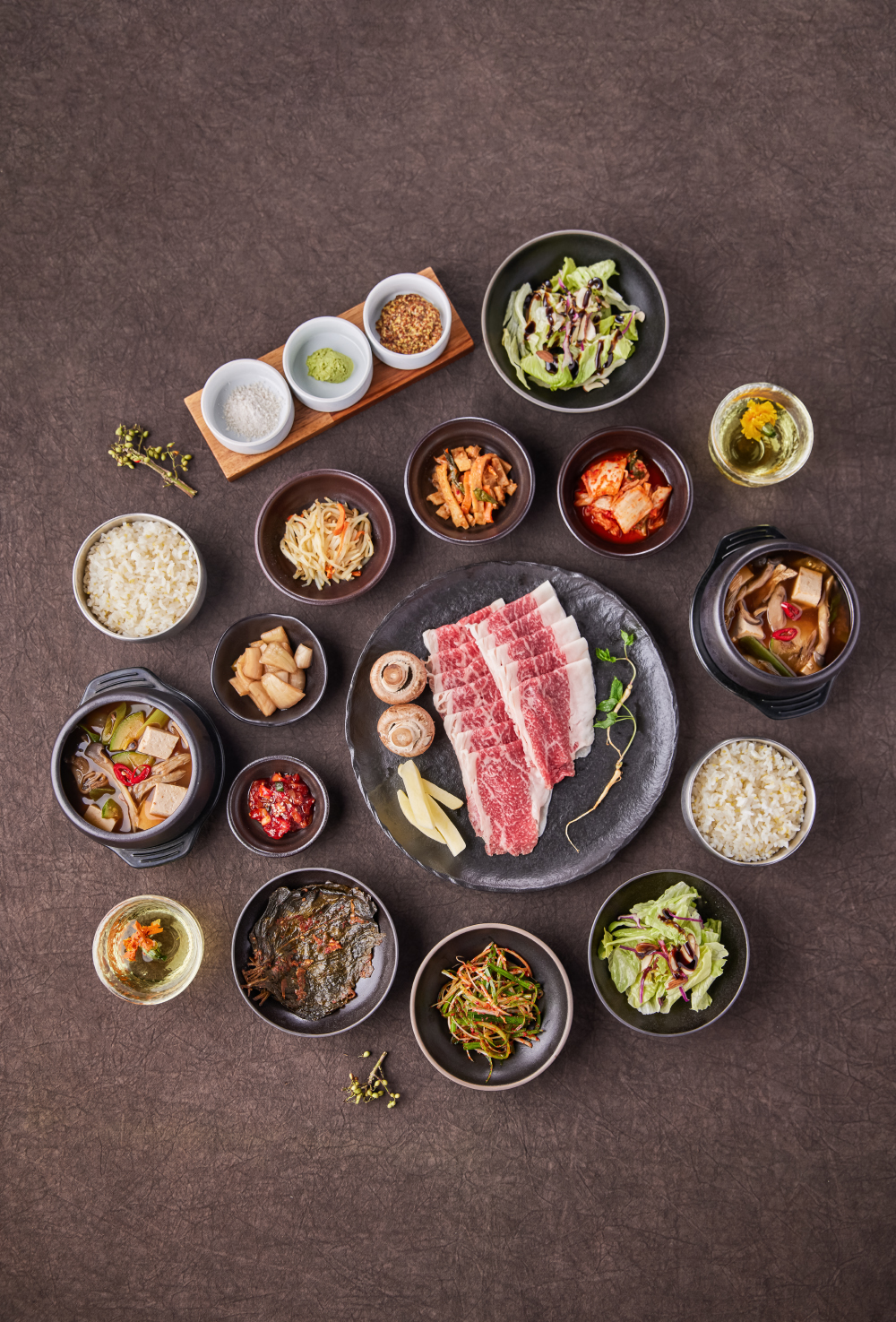 한우 생차돌박이 런치세트