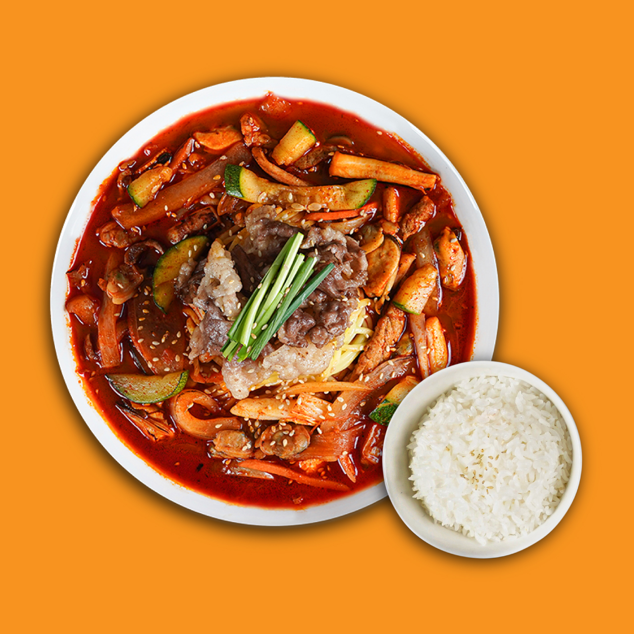 차돌짬뽕밥
