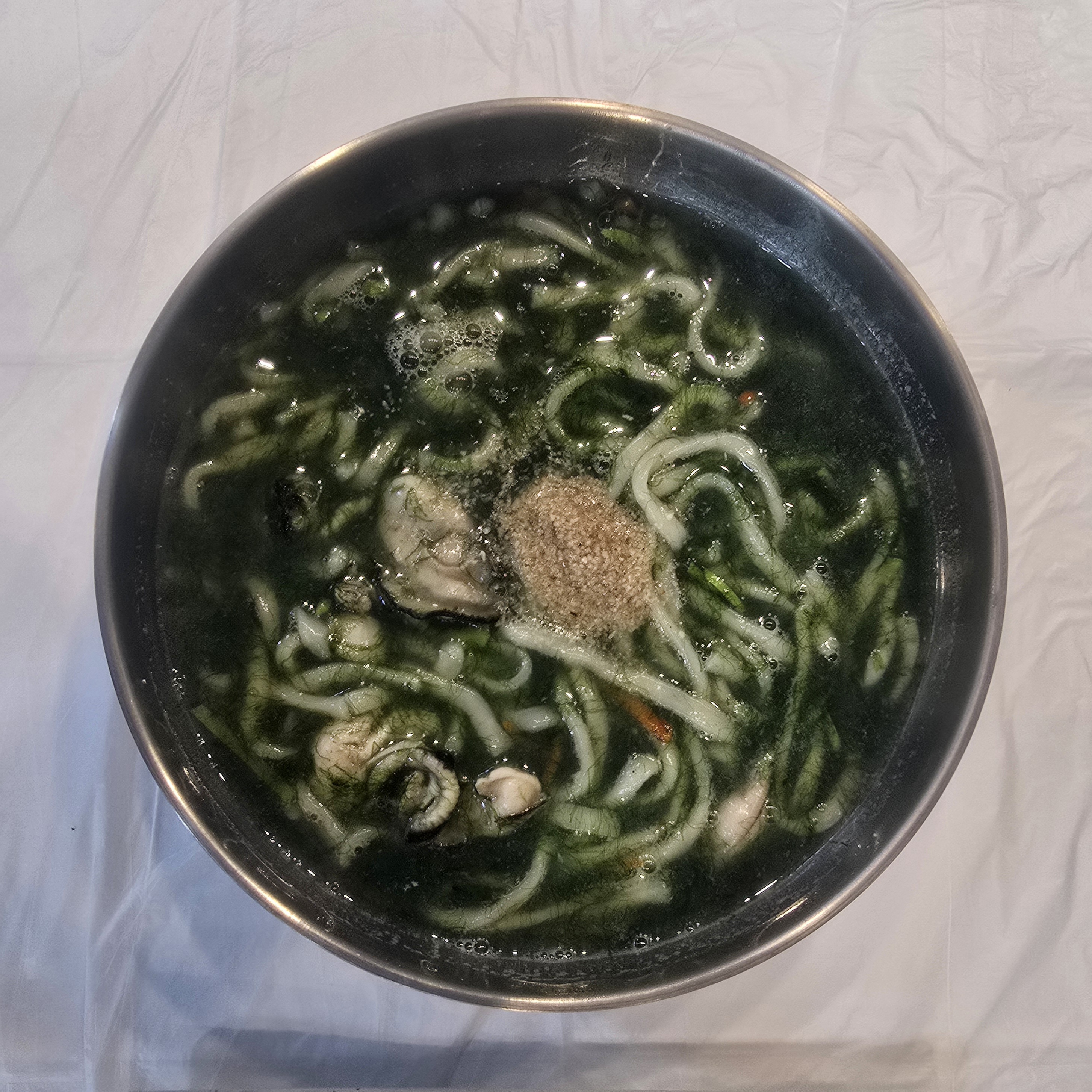 매생이 굴 칼국수