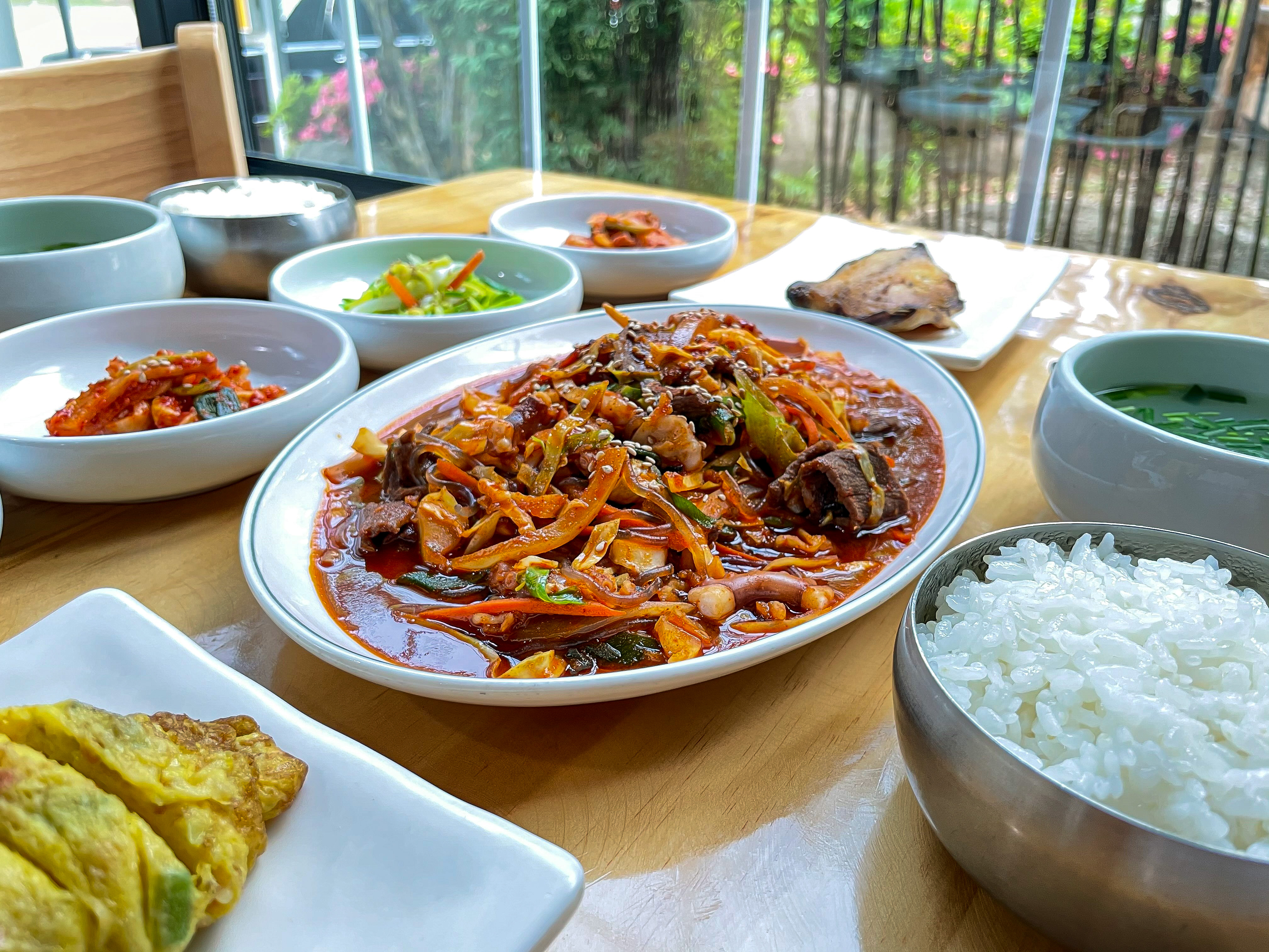 한우낙지볶음정식