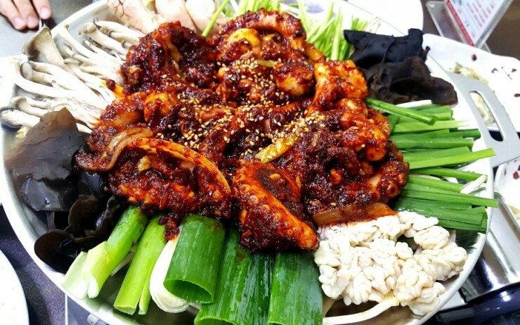 낙지철판 (중)