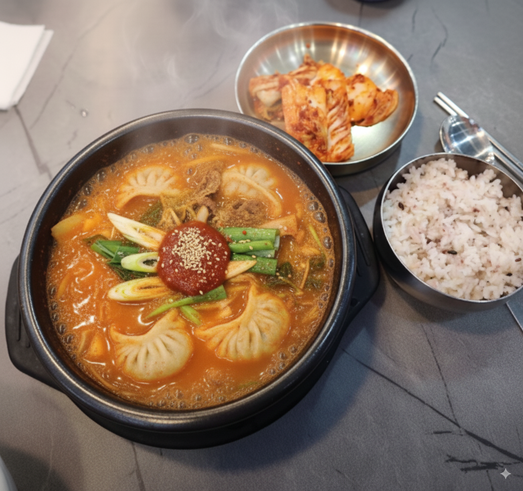 뚝배기만두전골