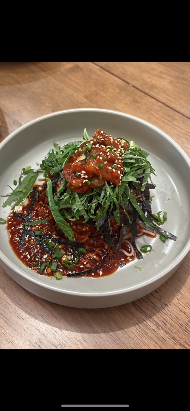 낙지젓 막국수
