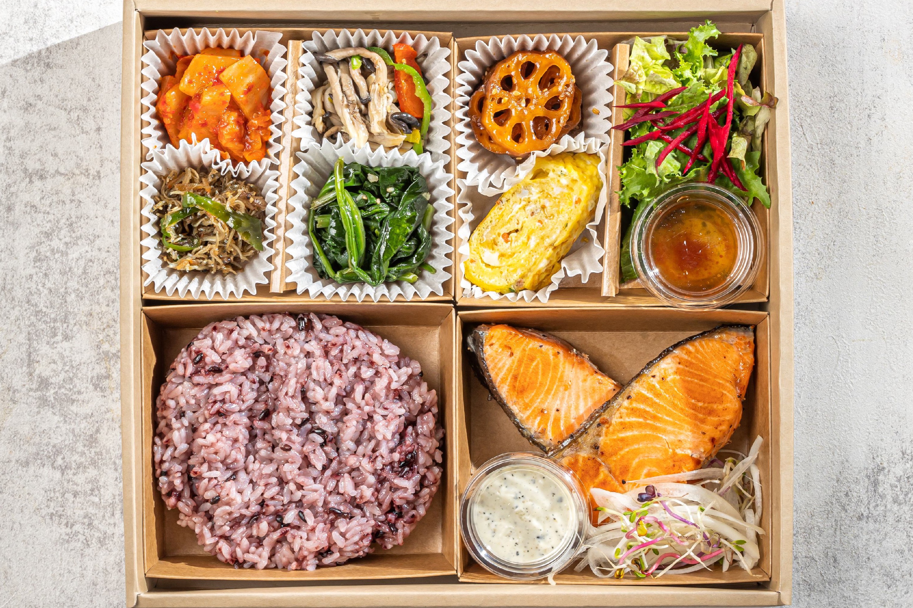 연어구이 도시락