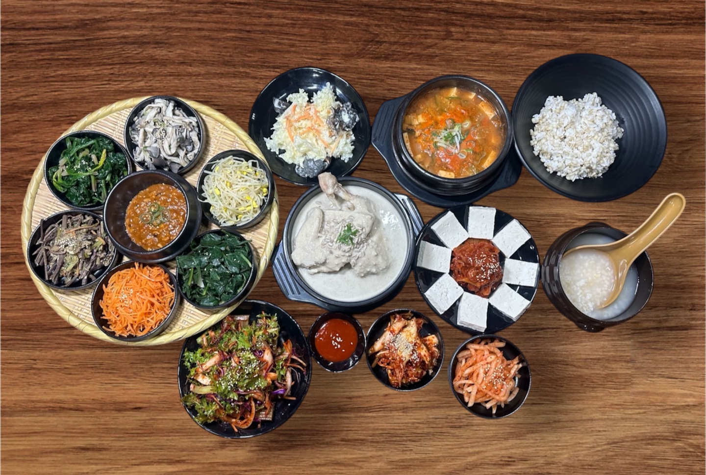 들깨백숙 보리밥 정식