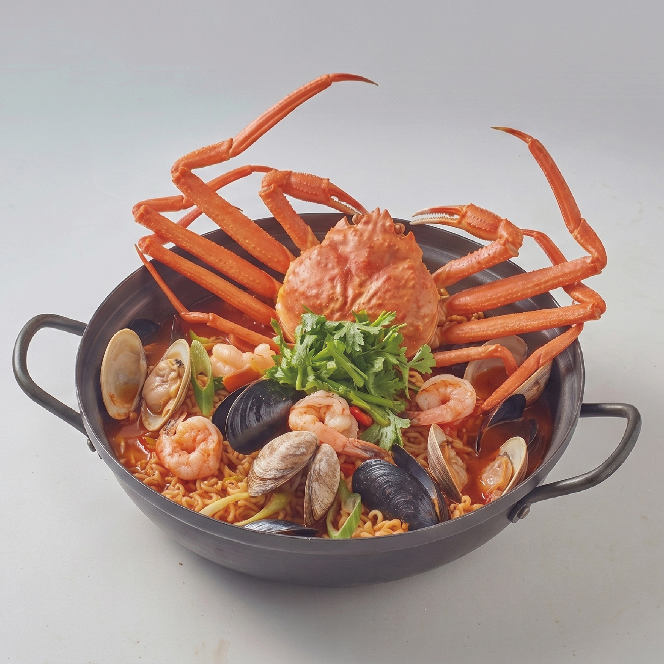 해물폭탄 홍게 라면
