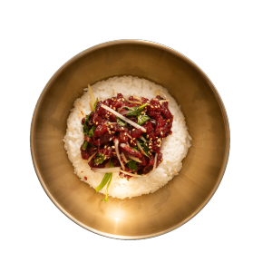 한우육회비빔밥(된장찌개포함)