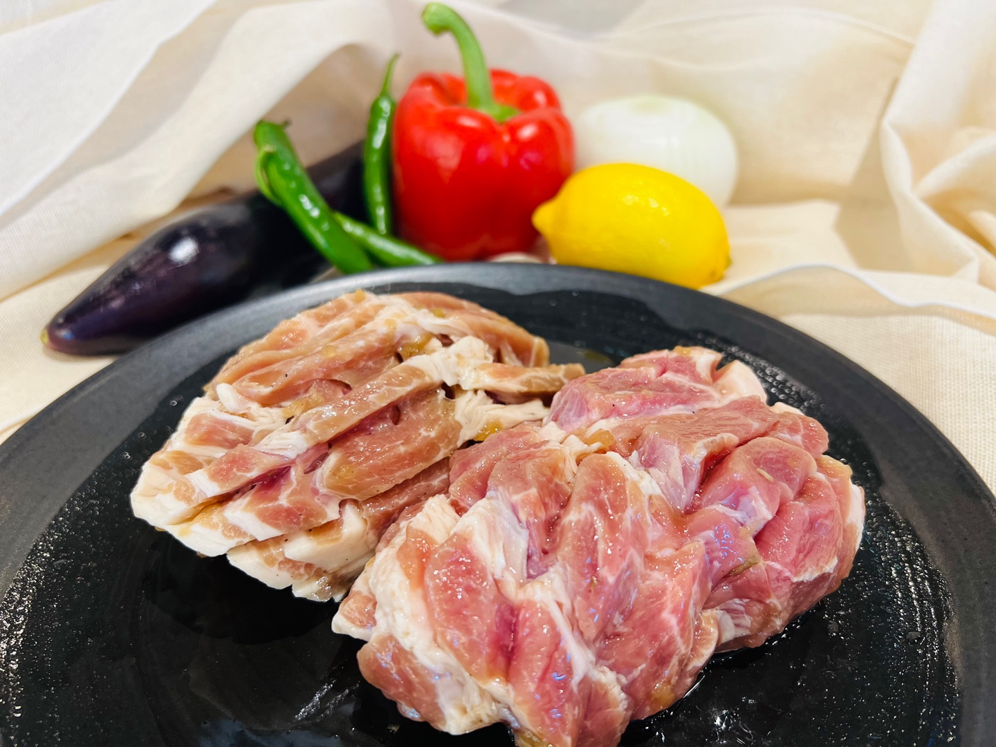 한돈 목심 본(本)갈비