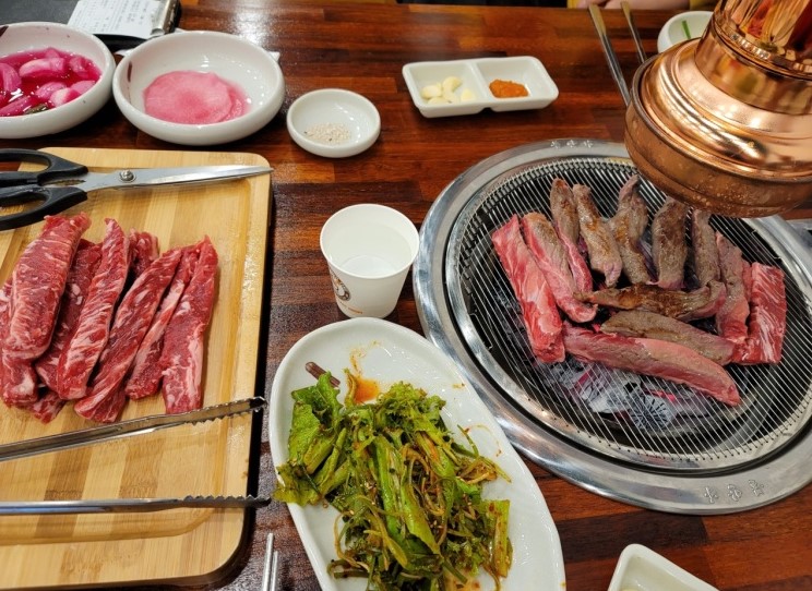 소생갈비살 정식(미국산) (150g)