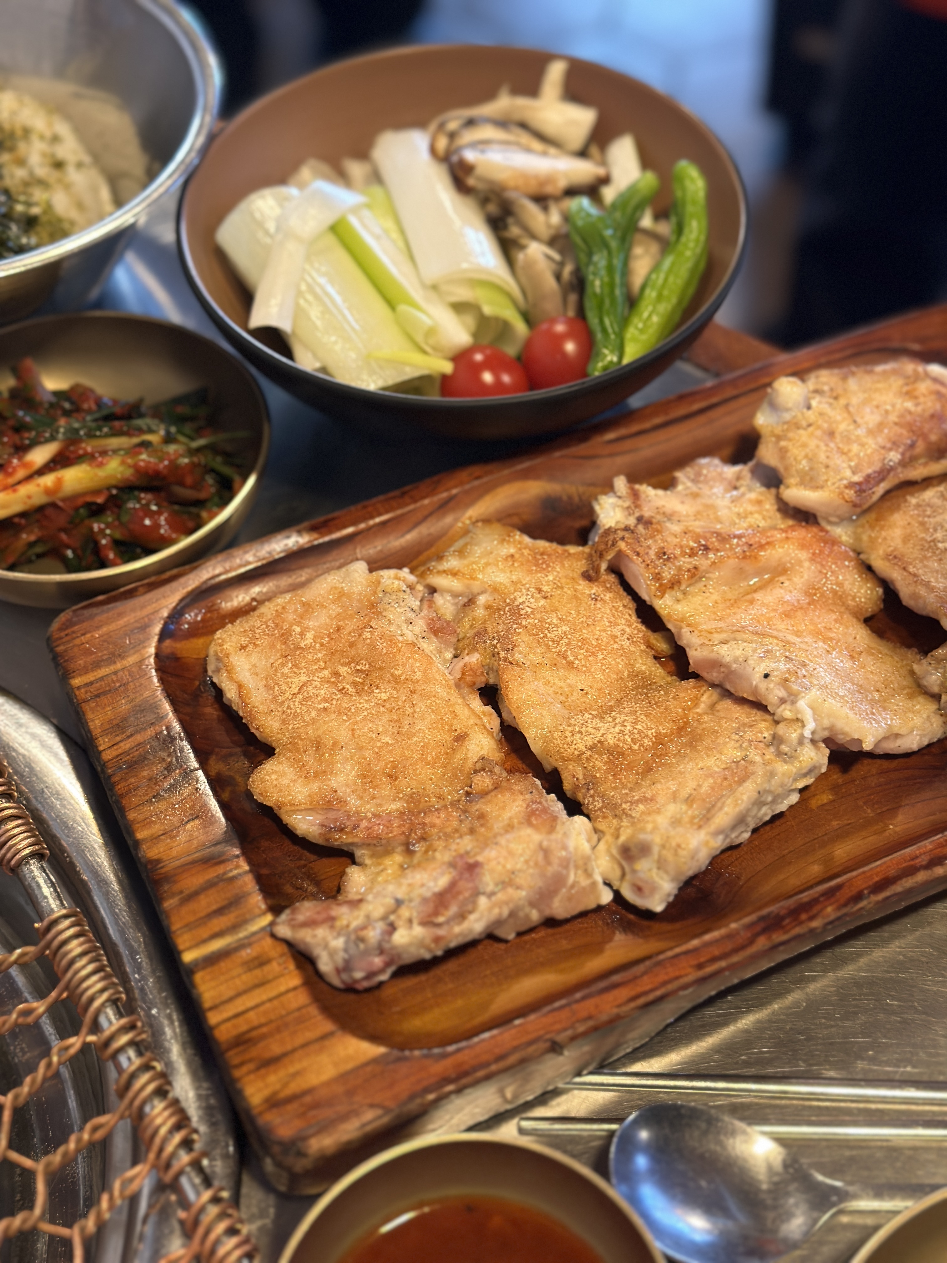 마늘소금닭갈비(1인)
