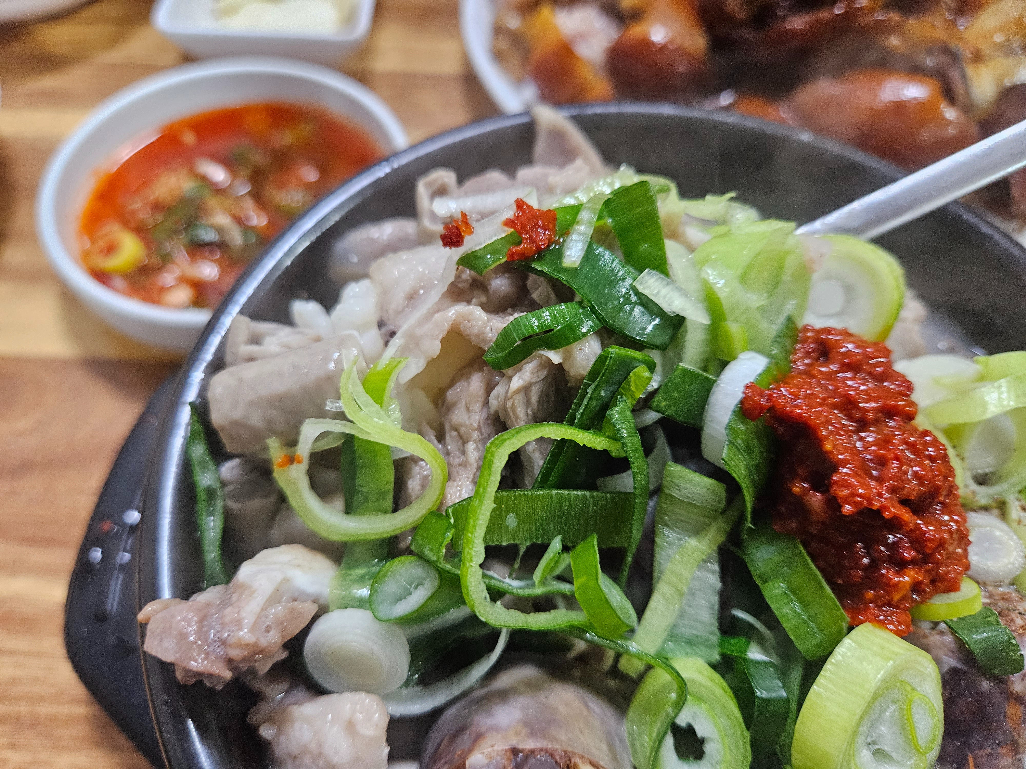 순대국밥 (밥 말아서)