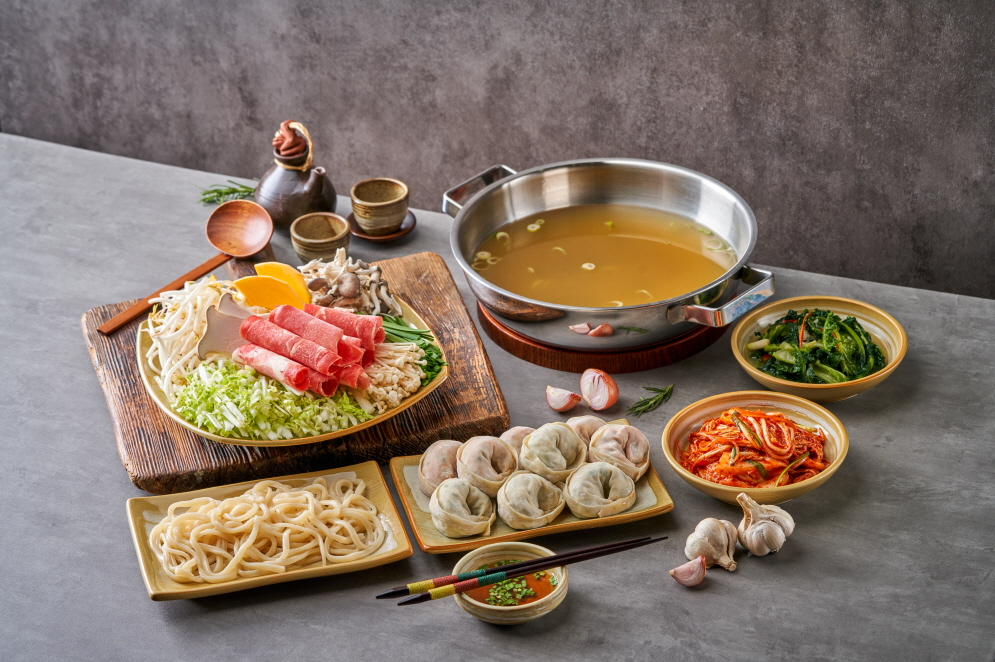 맑은만두전골