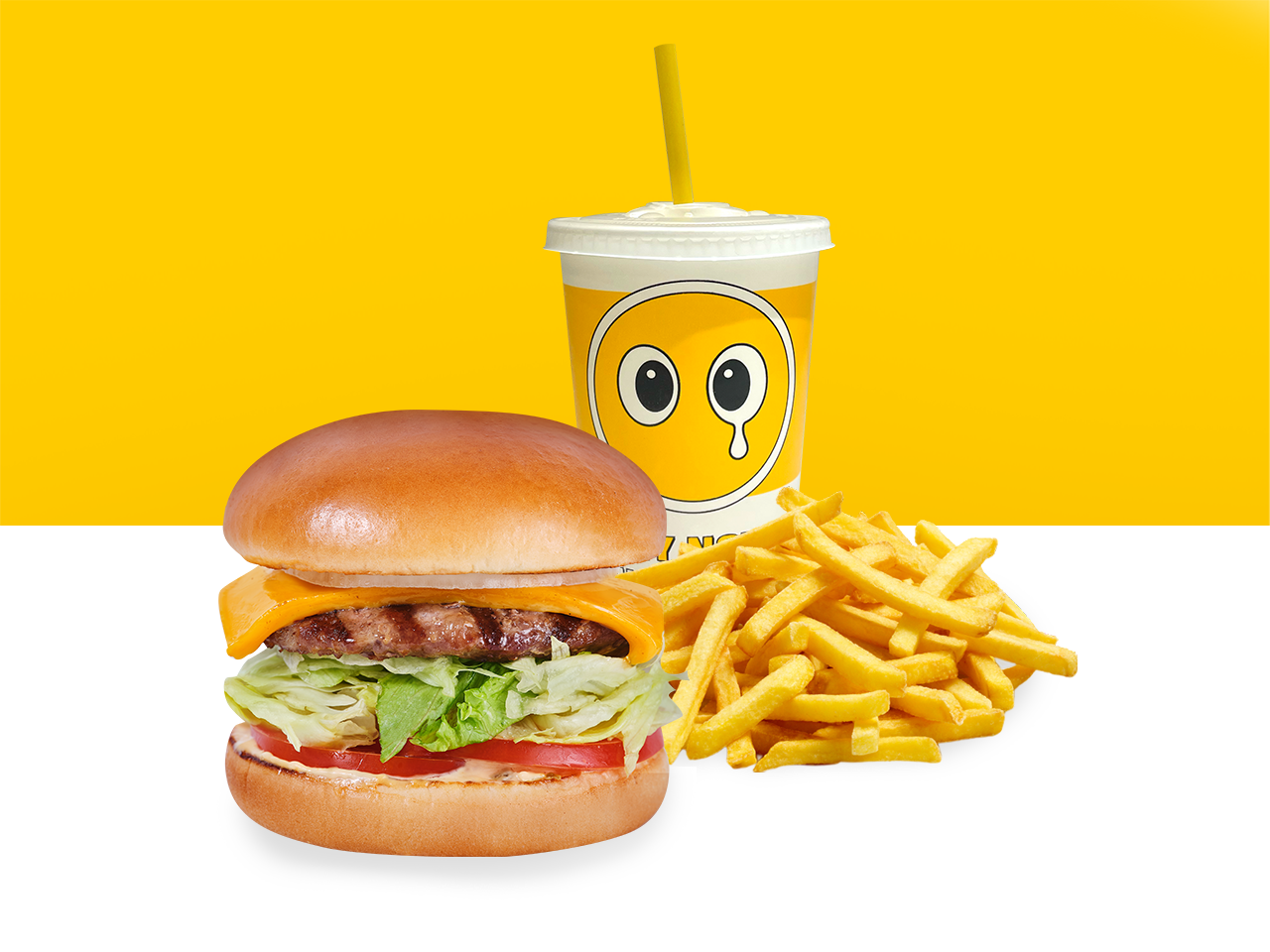 치즈버거세트