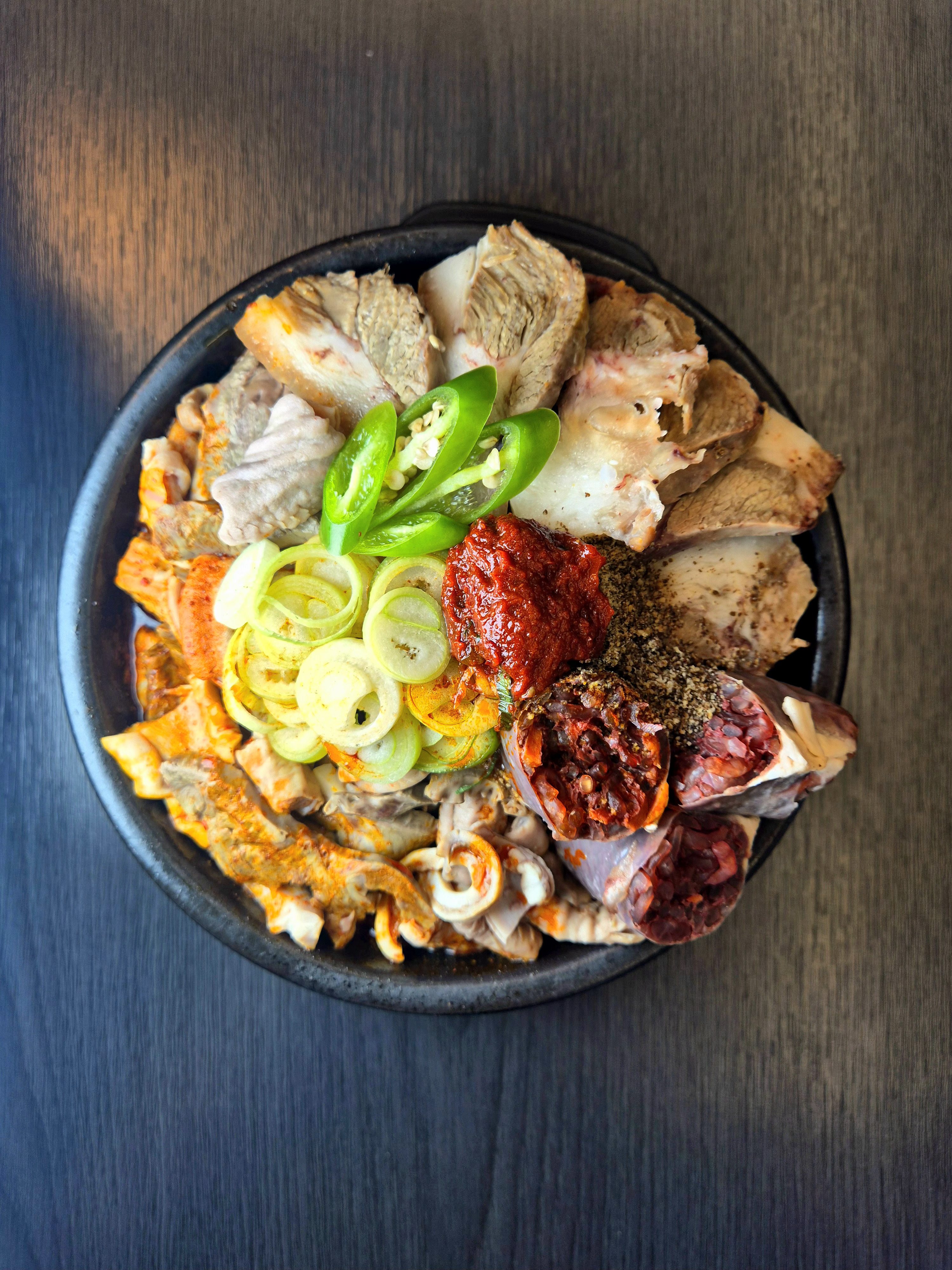 얼큰 순대국