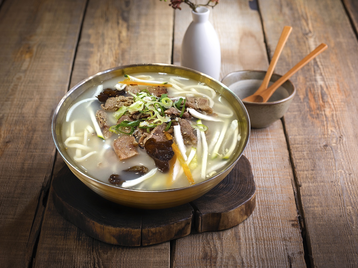 숯불고기칼국수