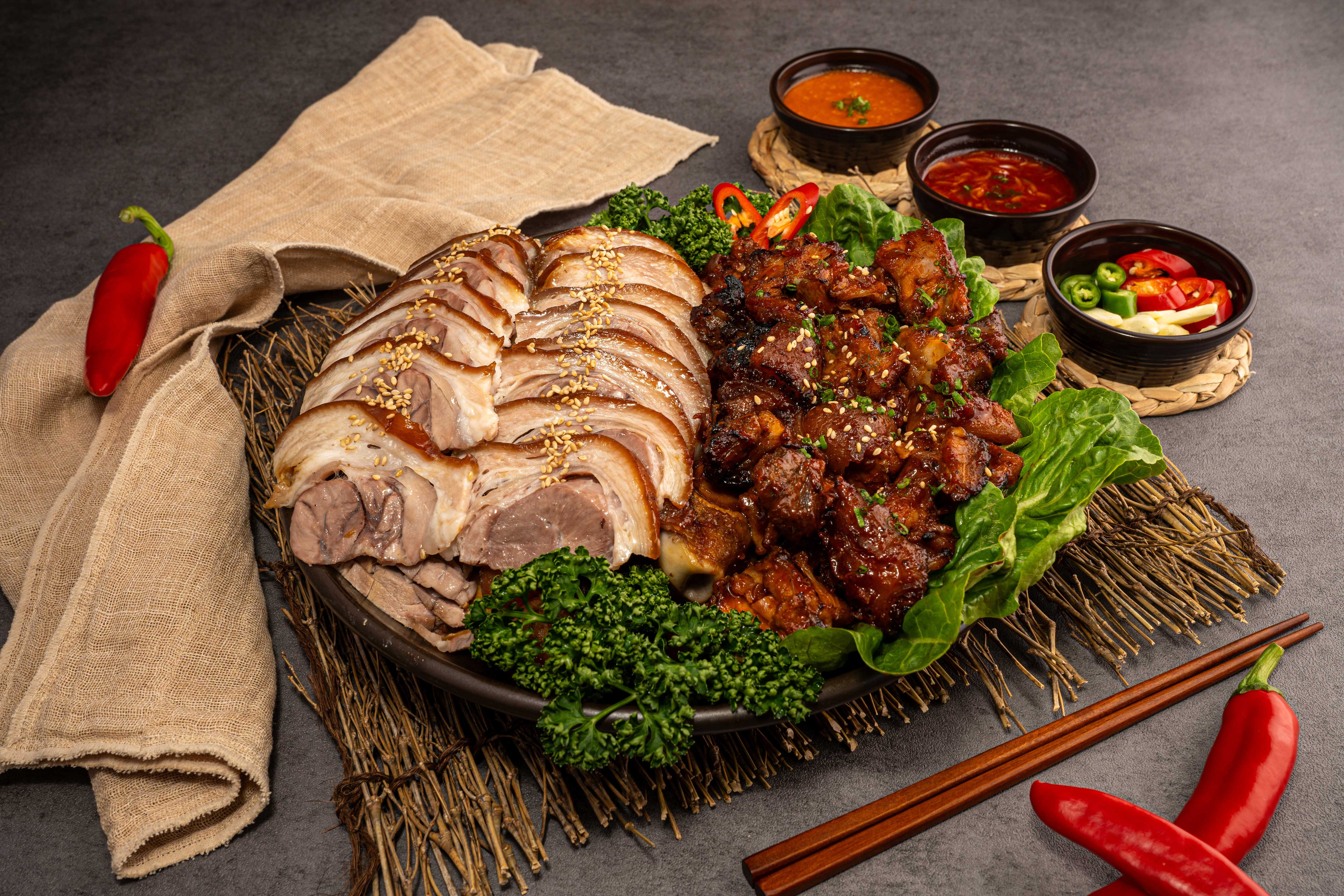 족발+불족발 (중)