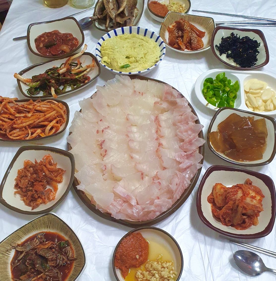 광어회