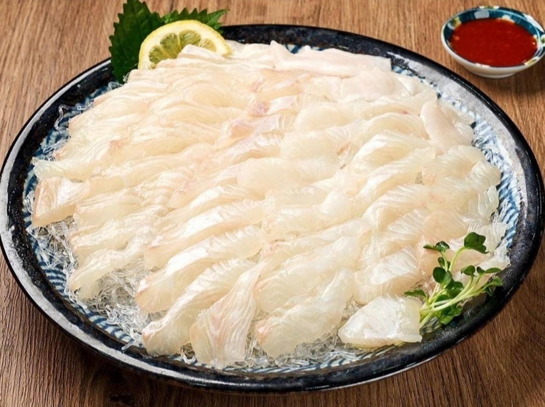 완도산광어두툼한회