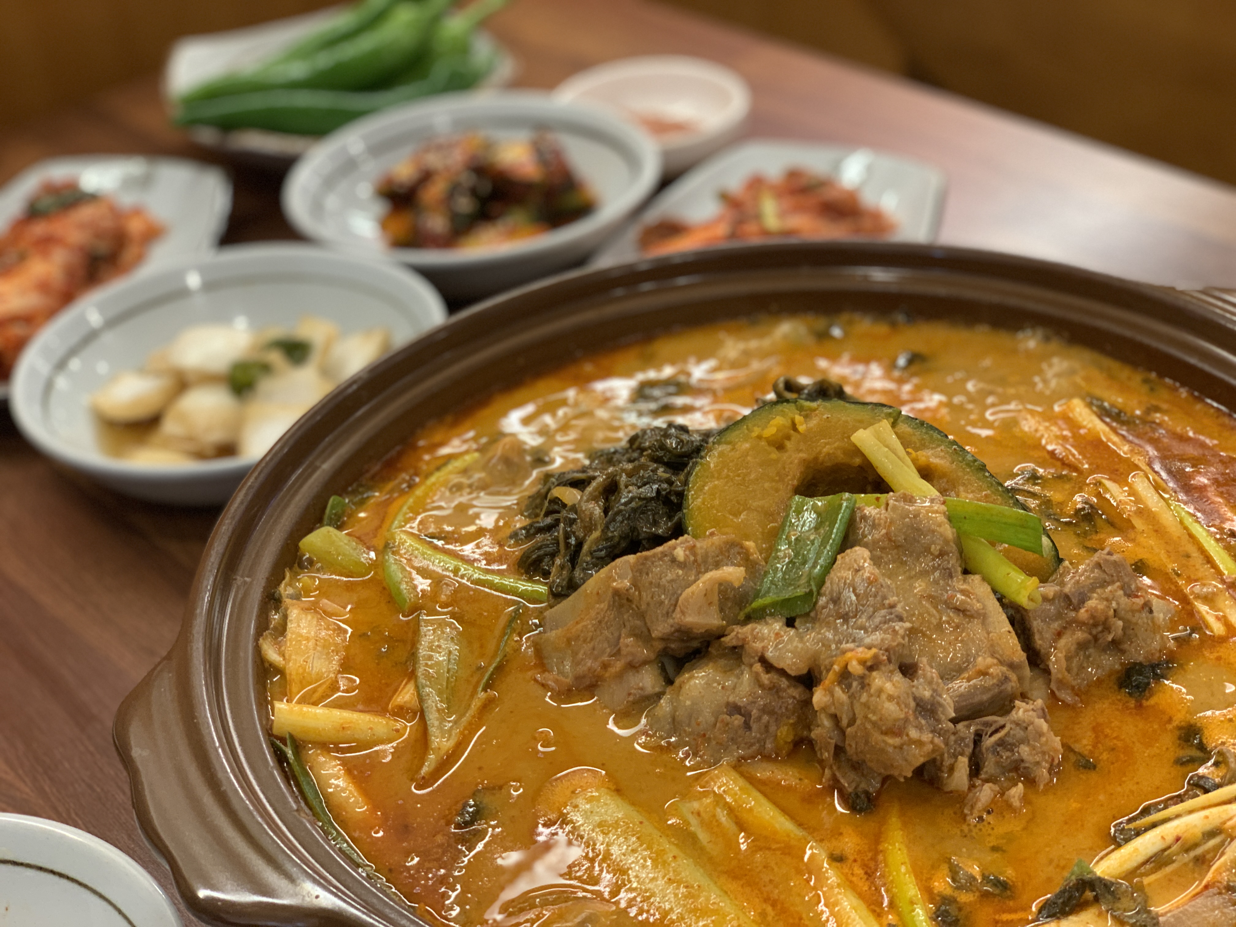 시래기 소갈비전골(2인 기준)