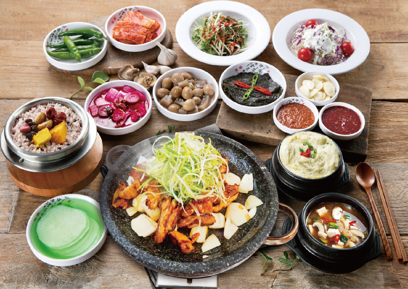 석닭갈비정식(양념,간장)200g