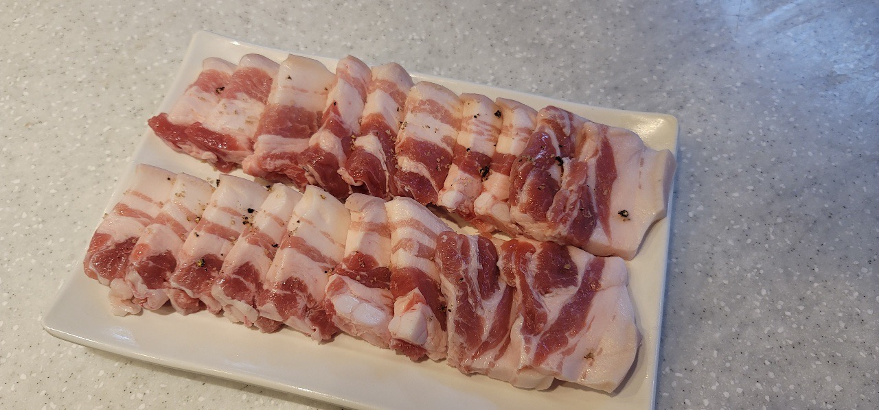 솥뚜껑삼겹살(150g)