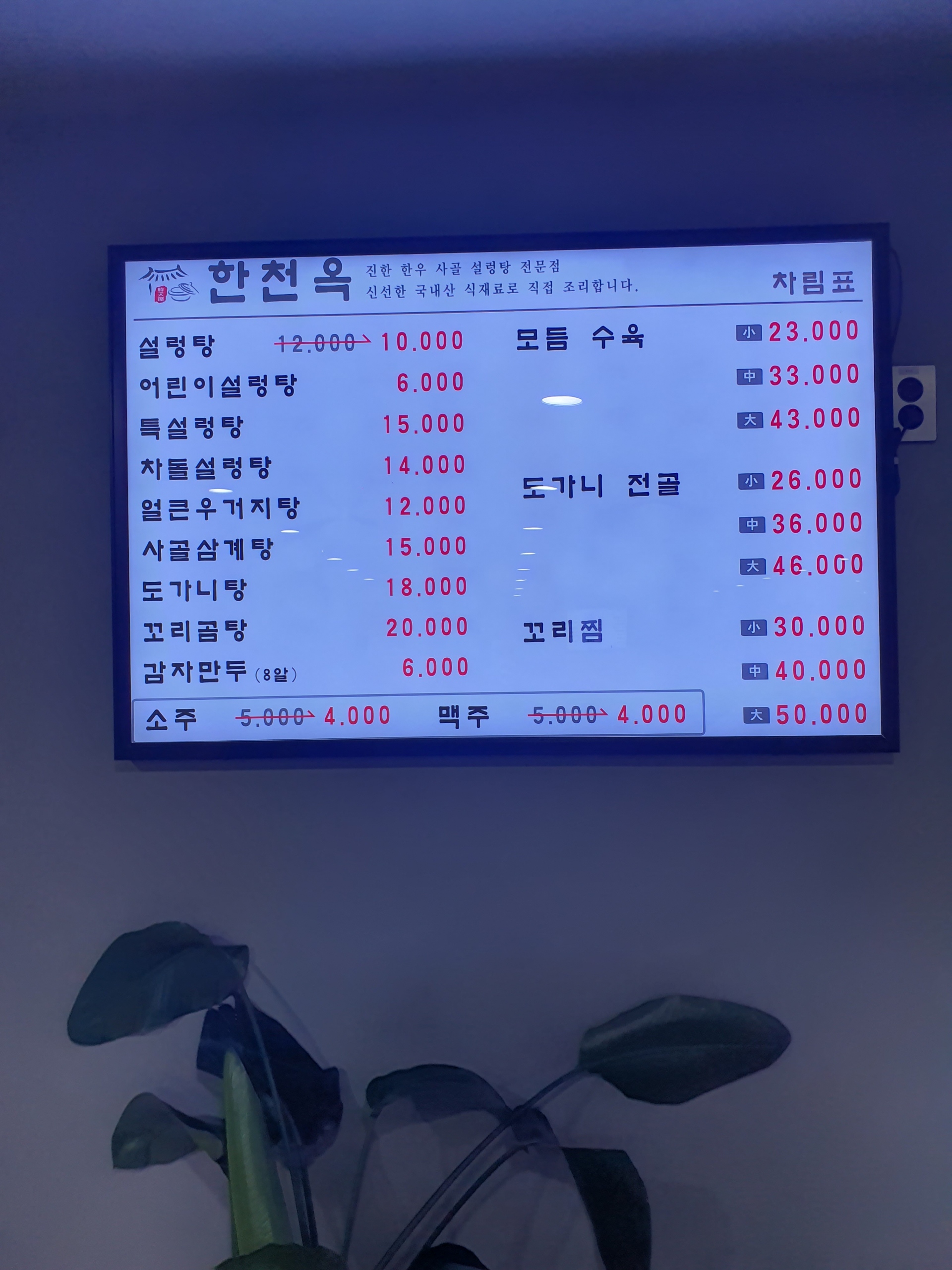 설렁탕