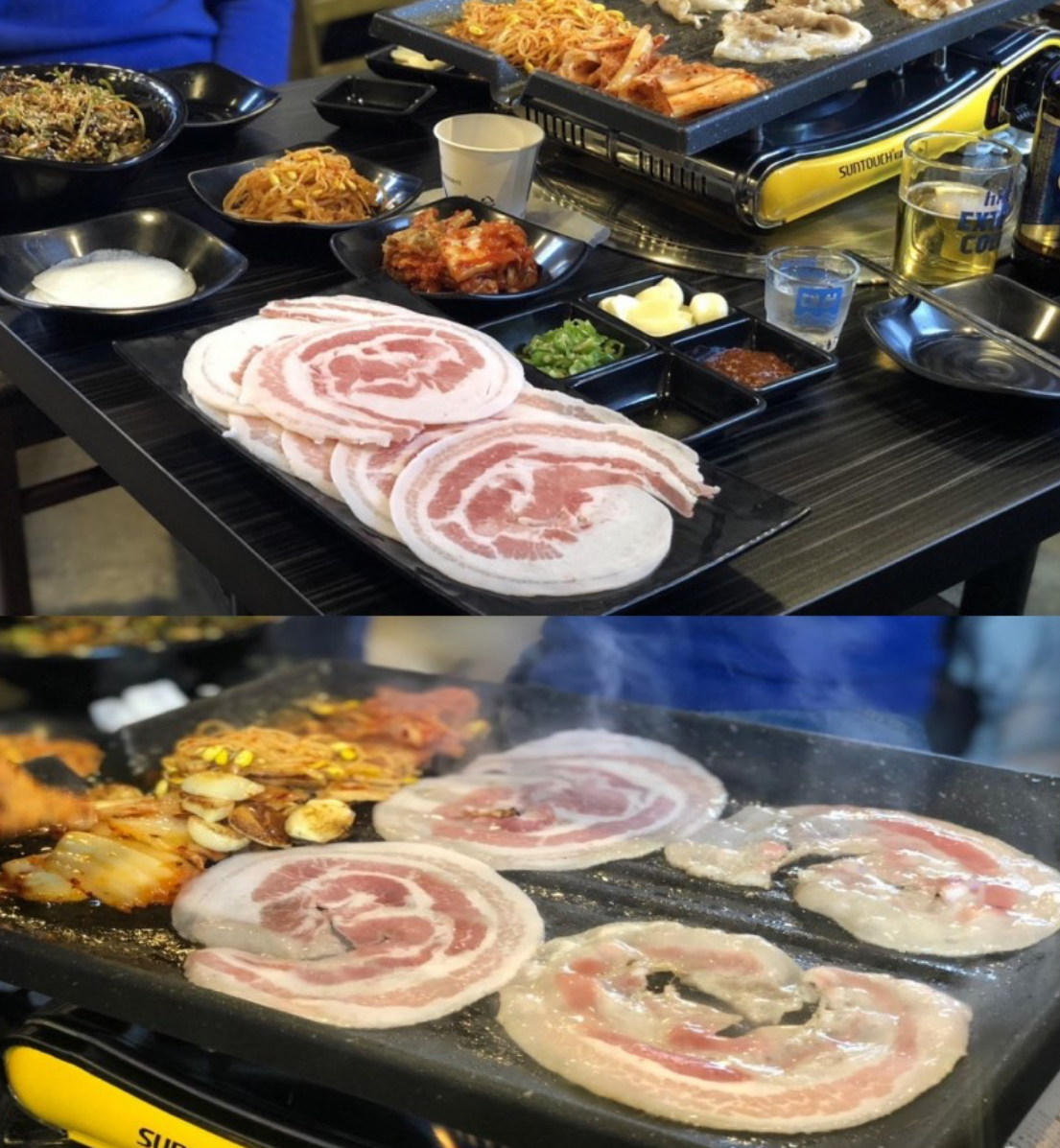 제주 얇은 꽃냉삼겹