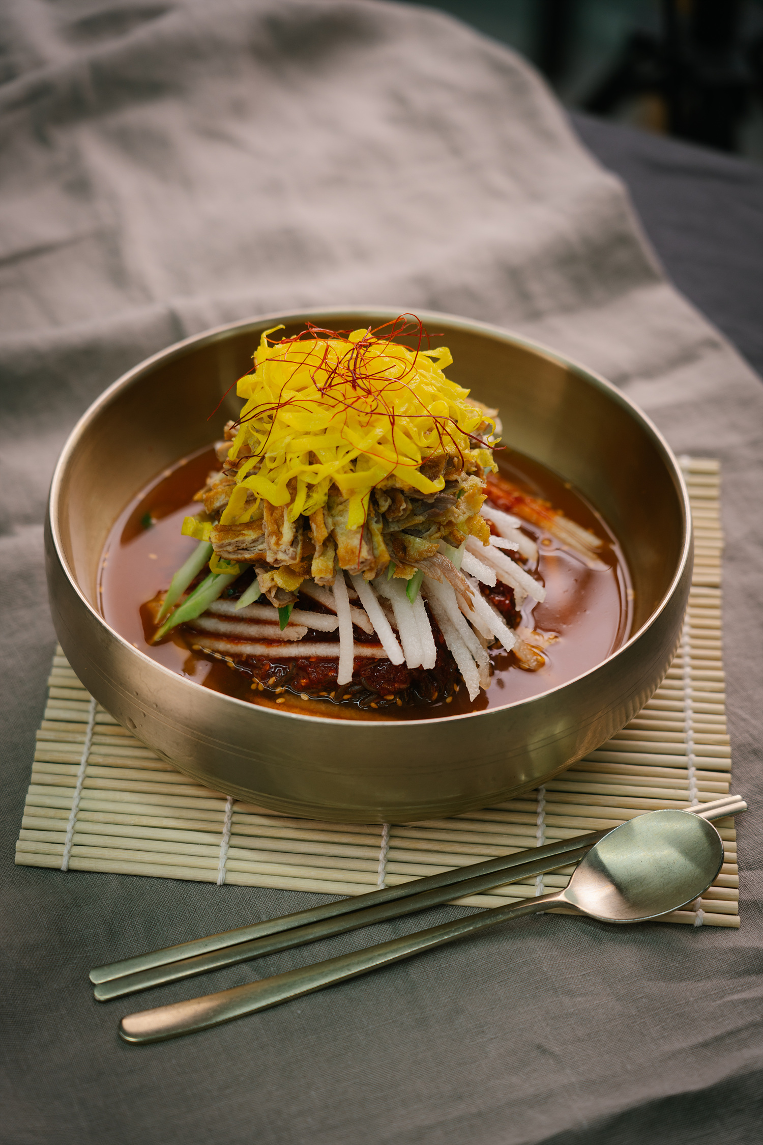 진주 물비빔 냉면