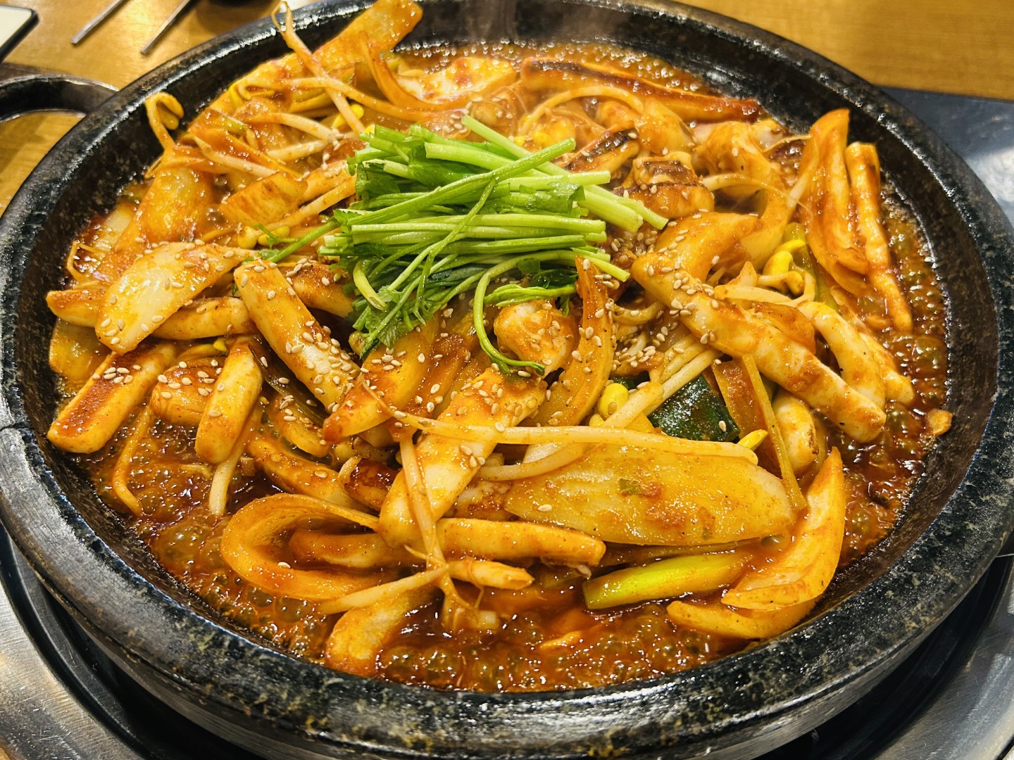돌판낙지볶음