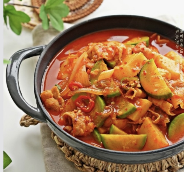 추억의얼큰고추장찌개