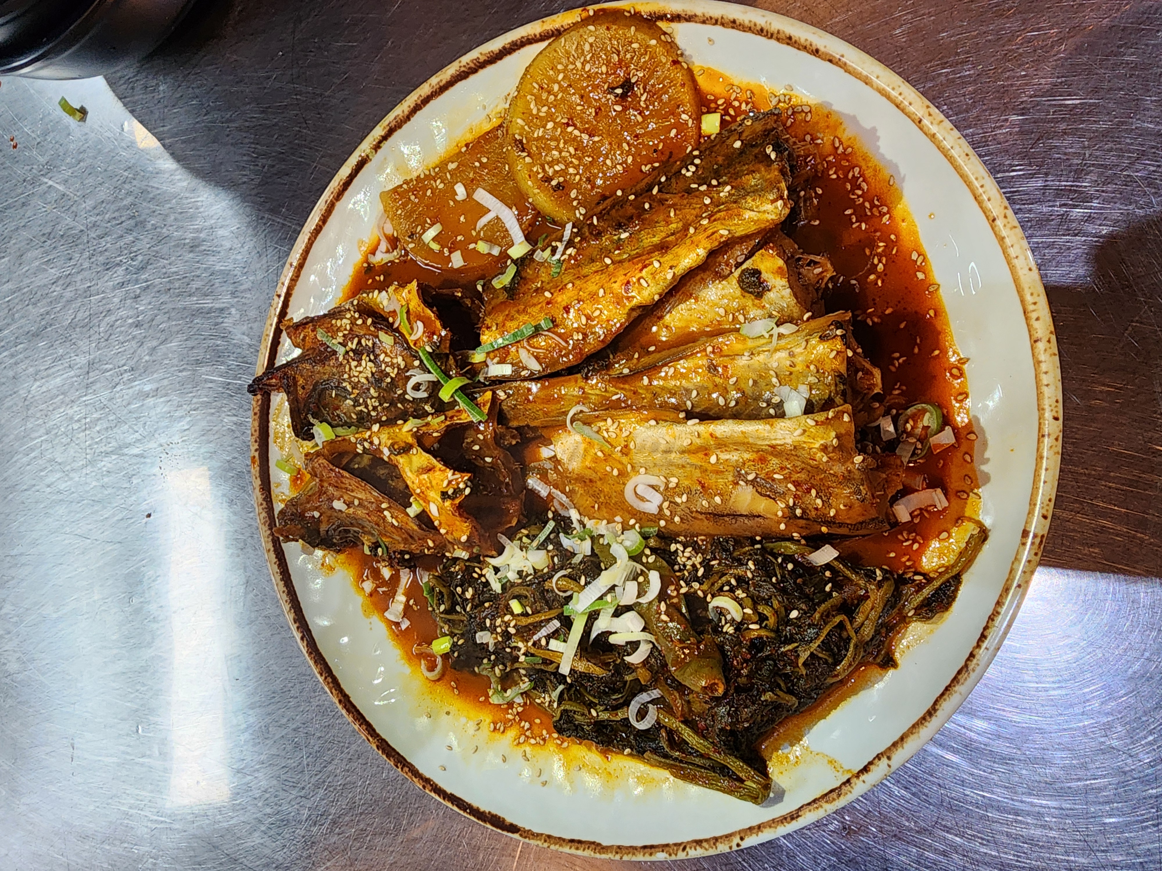 코다리 시래기 조림정식