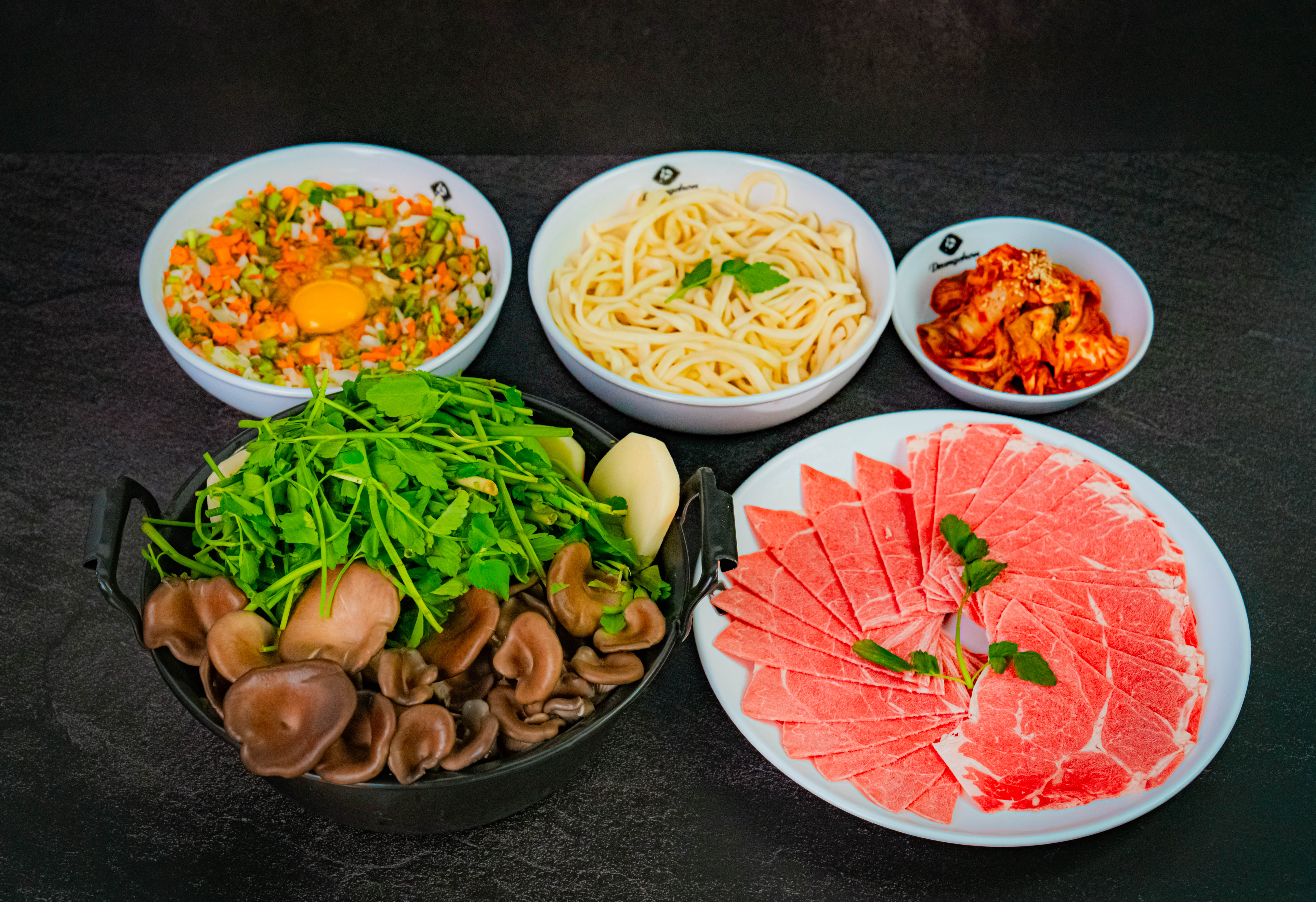 2인 얼큰/맑은 샤브세트