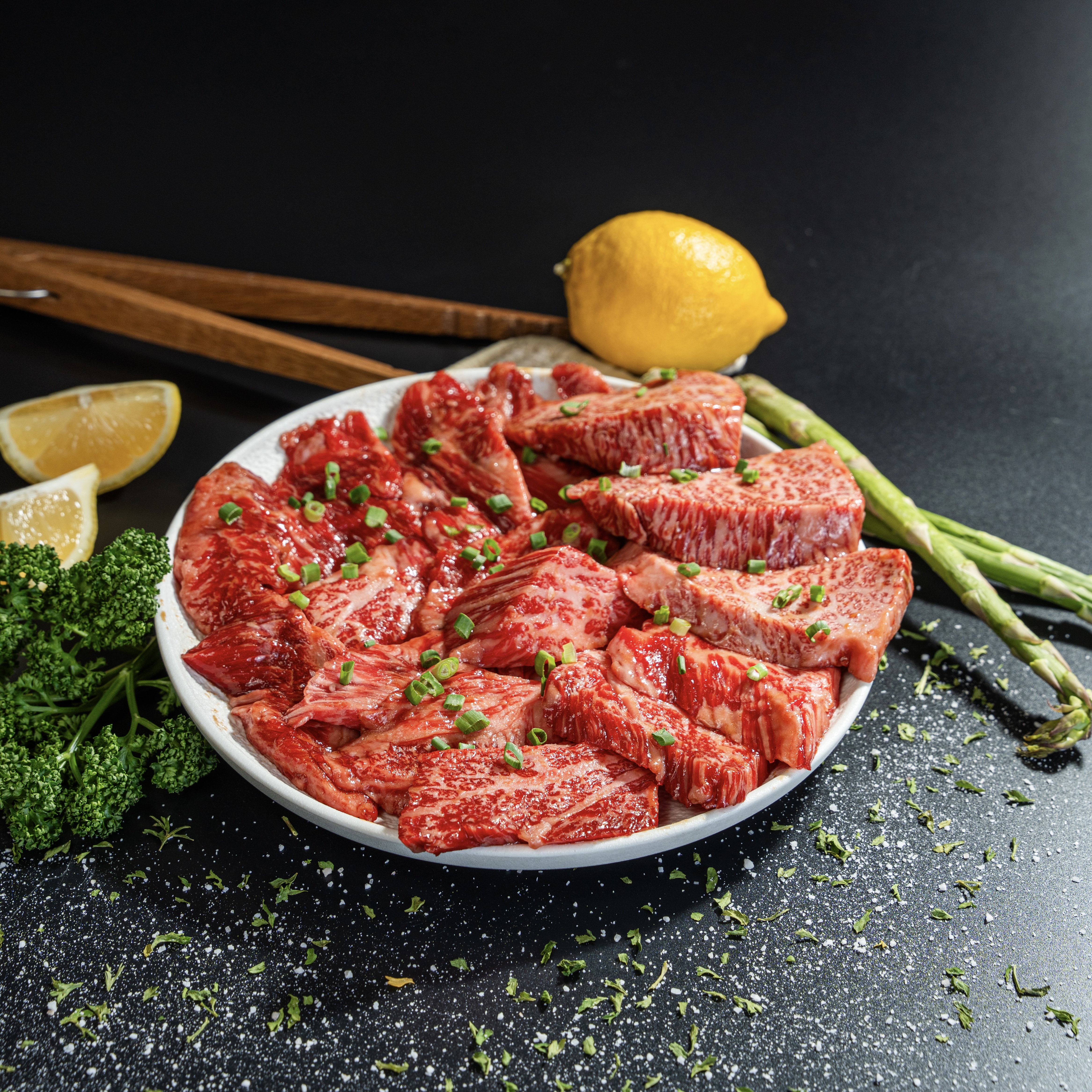 1++한우 갈비+살치(양념)
