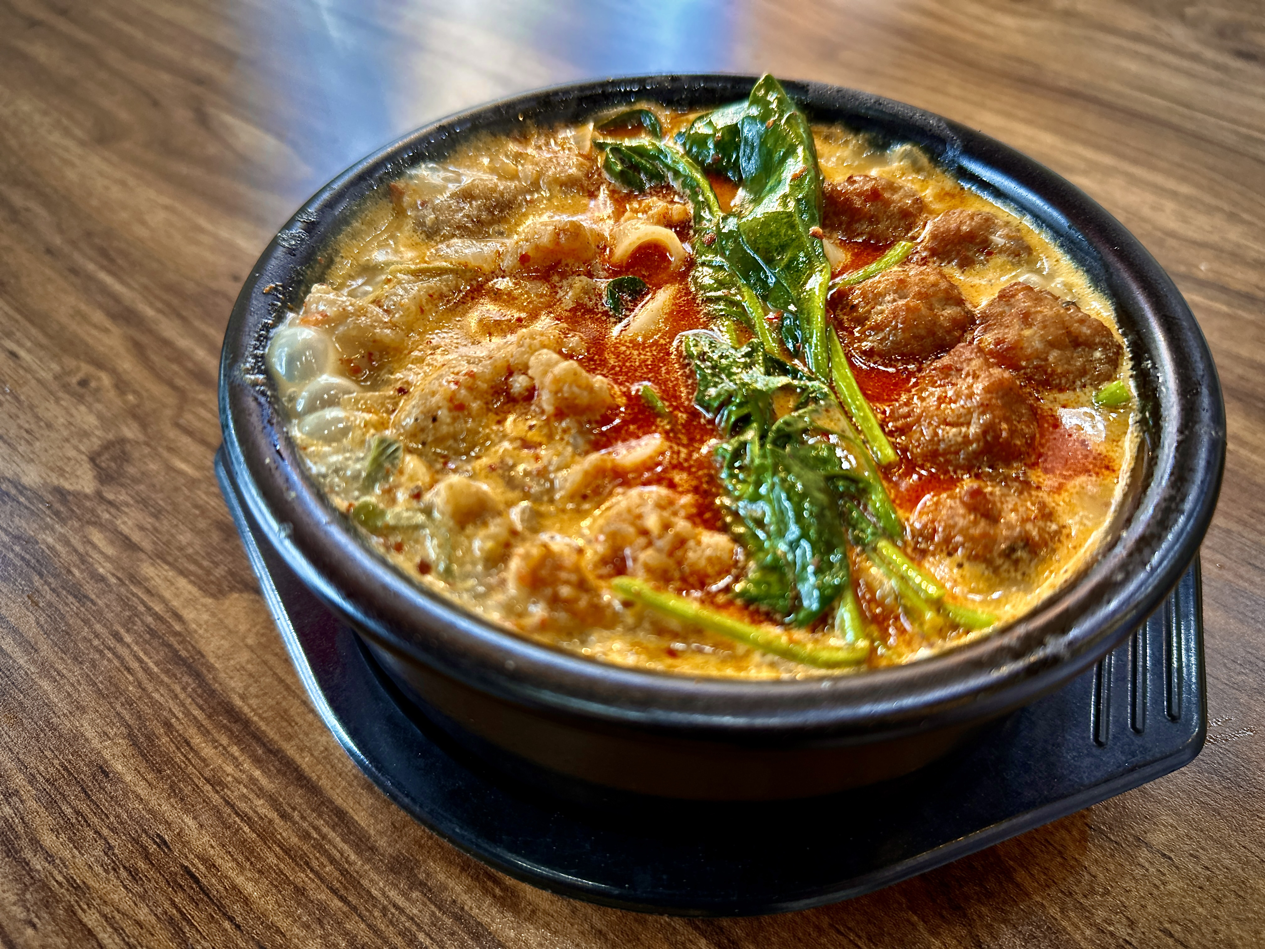 매운완자도삭면+공기밥