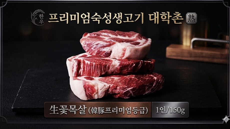 생꽃목살 Pork Neck