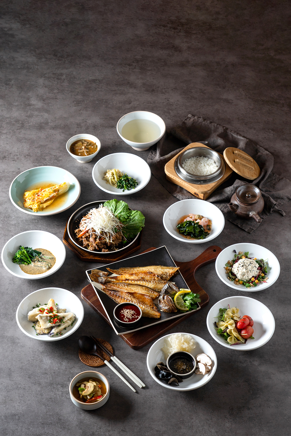 영광 보리굴비 정식 + 직화불고기