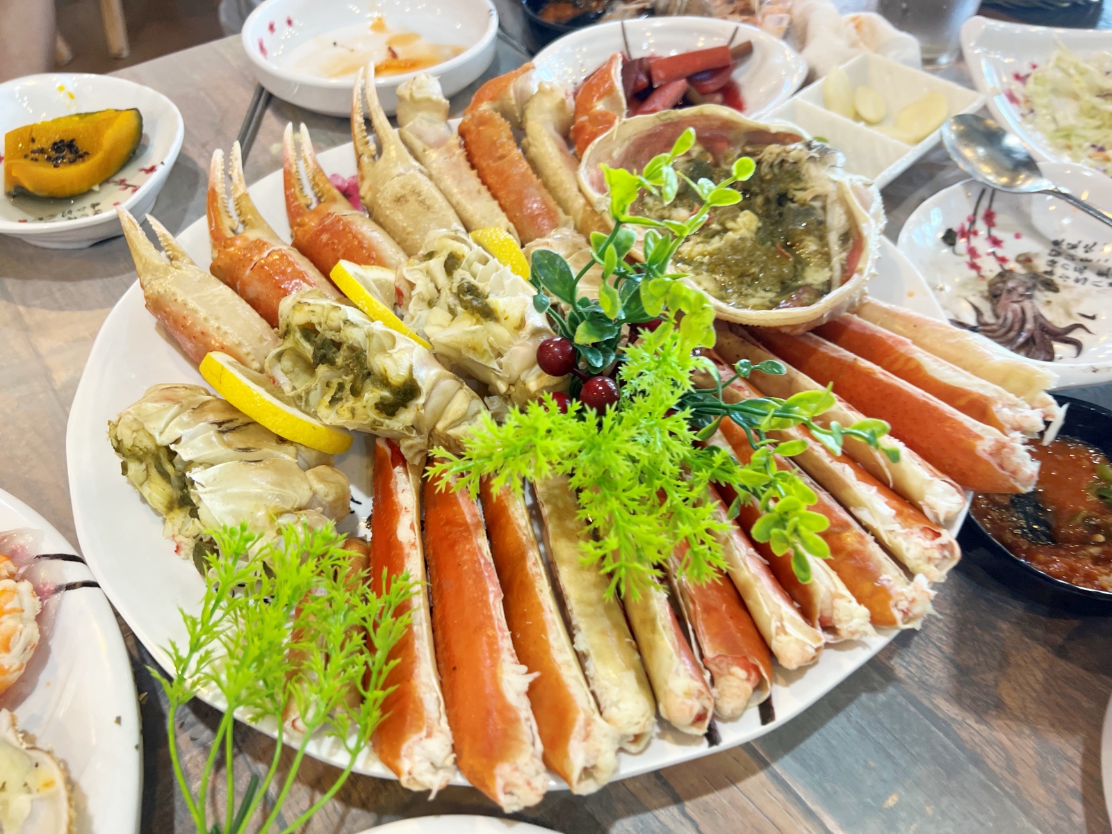 대게,회 세트 코스요리 小