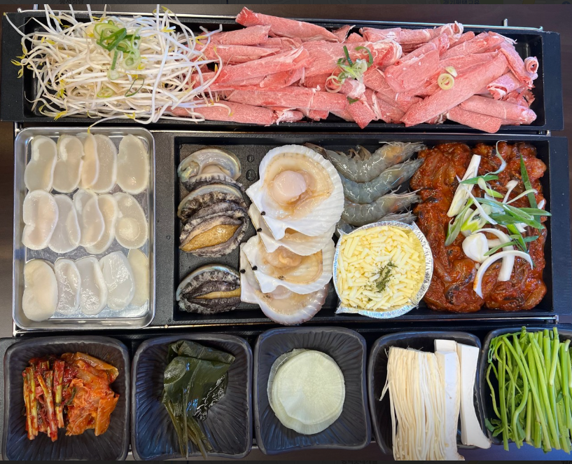 매콤쭈꾸미해물삼합 (소)