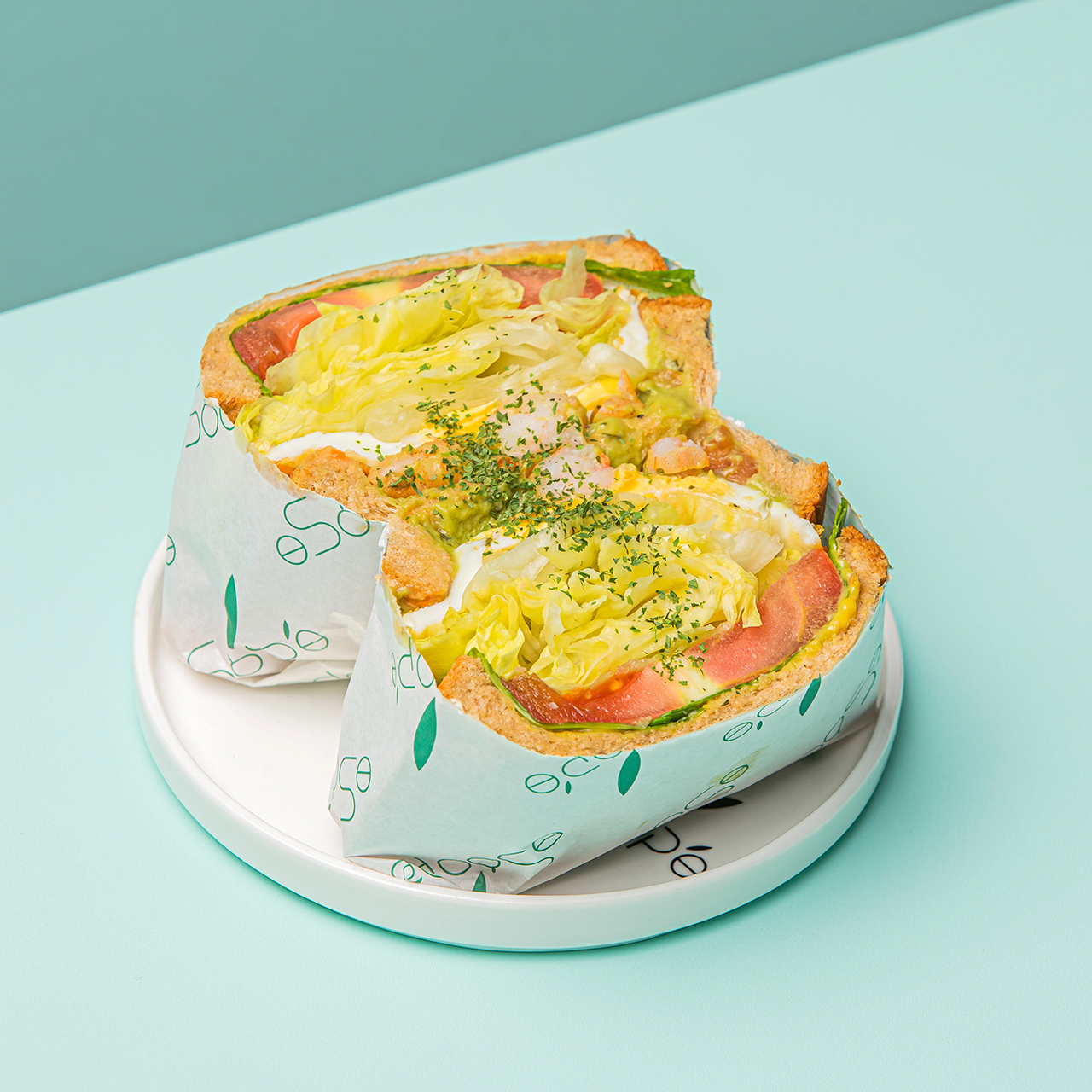 과카몰리에그새우샌드위치
