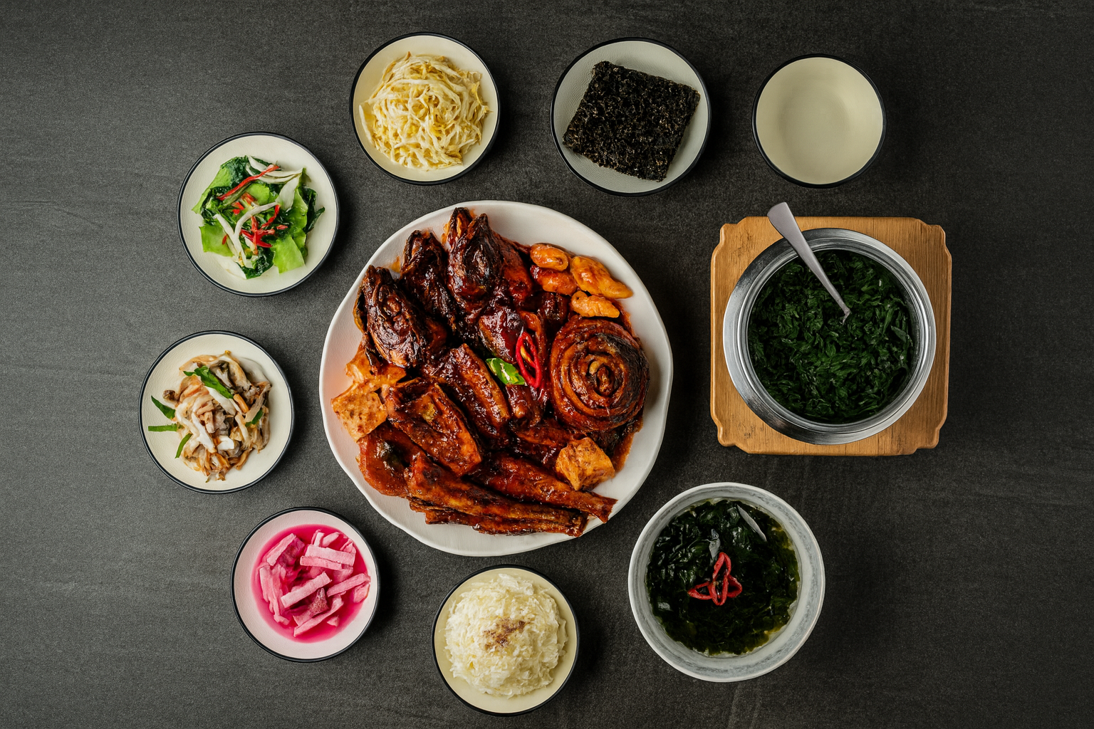 시래기코다리+영양솥밥 (2인이상) (점심메뉴)