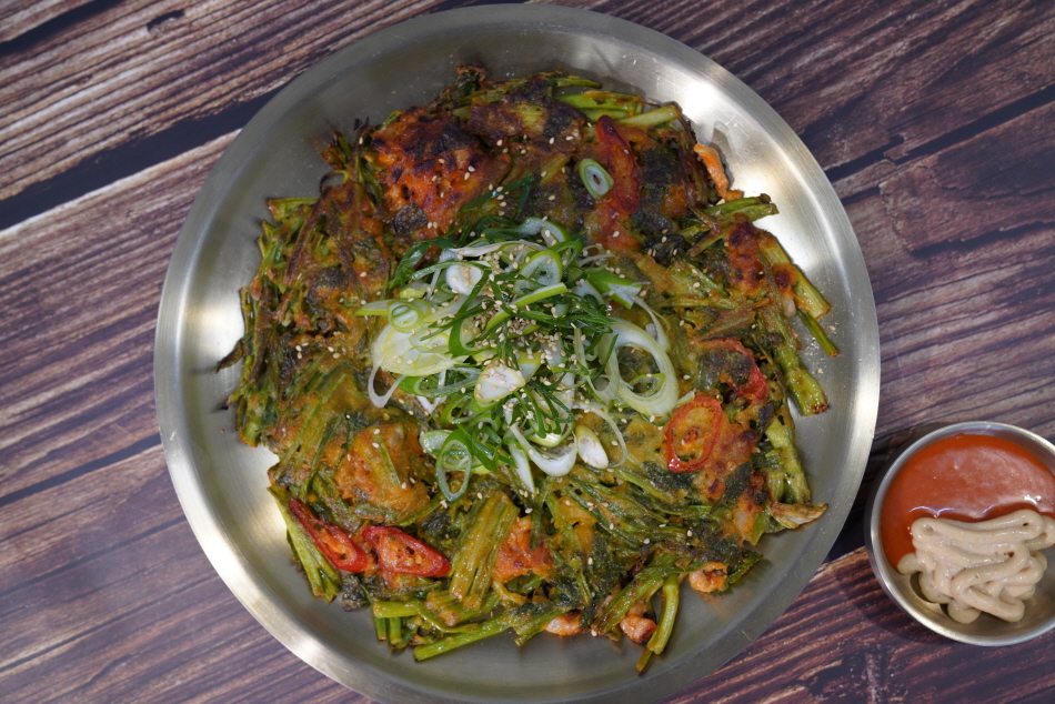 믿고먹는 조합 국내산 삼겹살미나리전