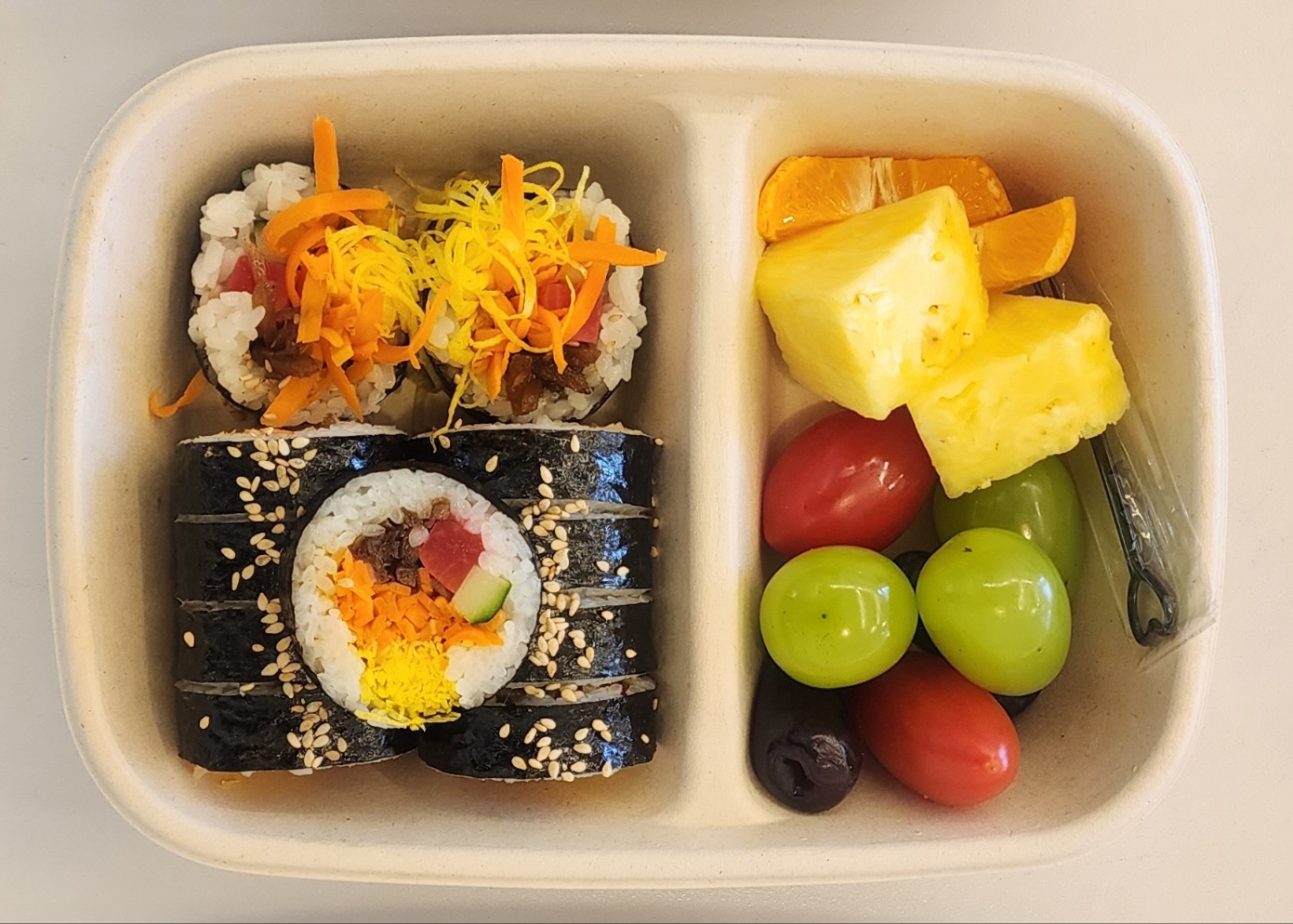 김밥+과일도시락