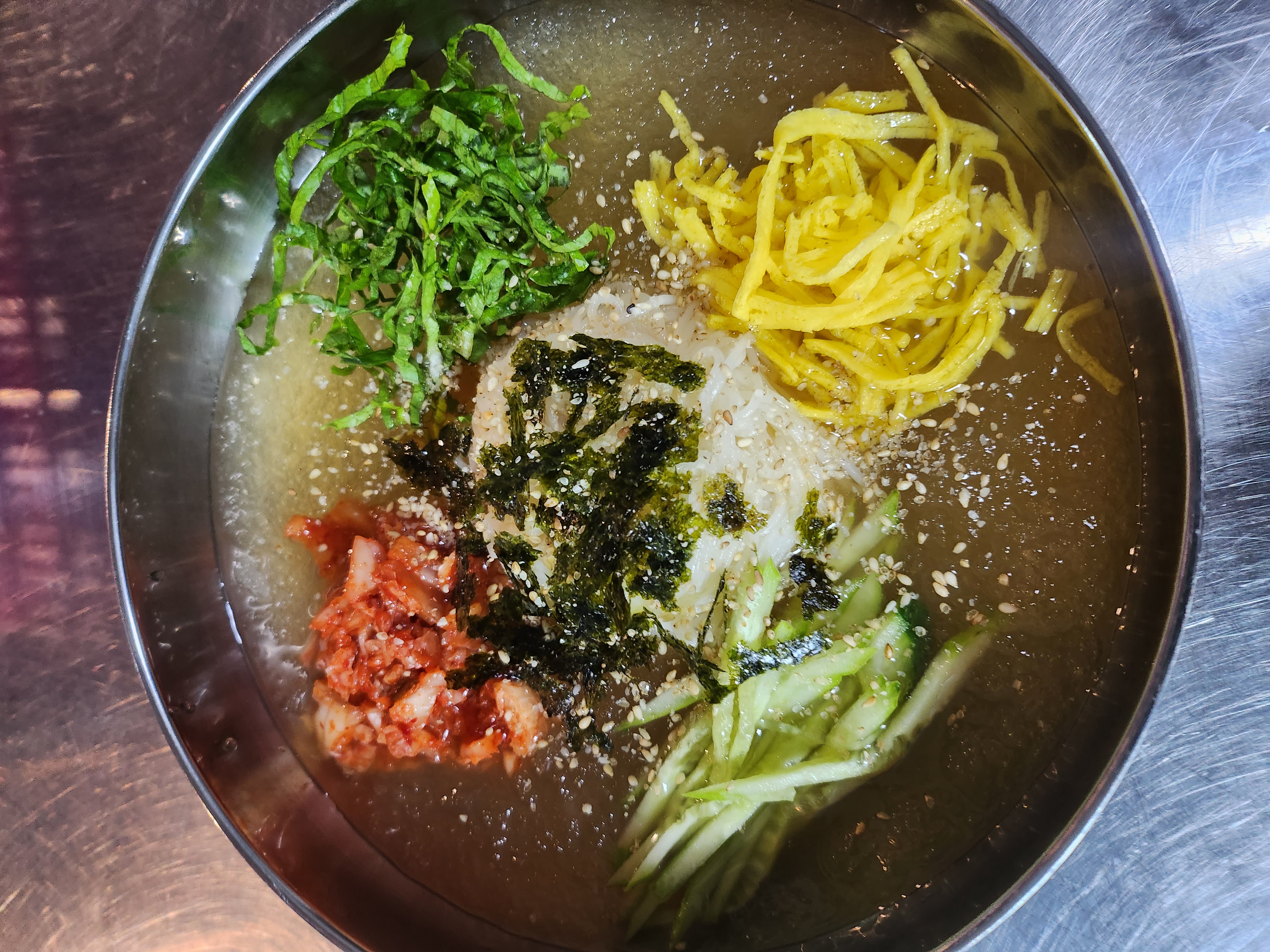 김치말이국수
