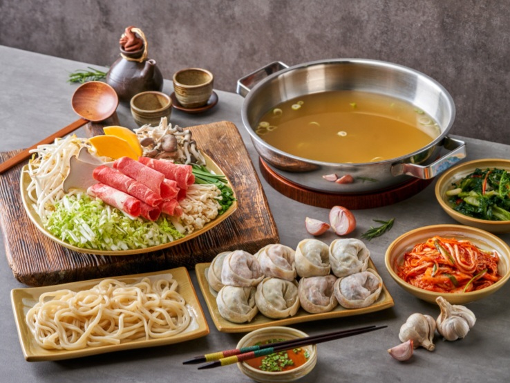맑은만두전골