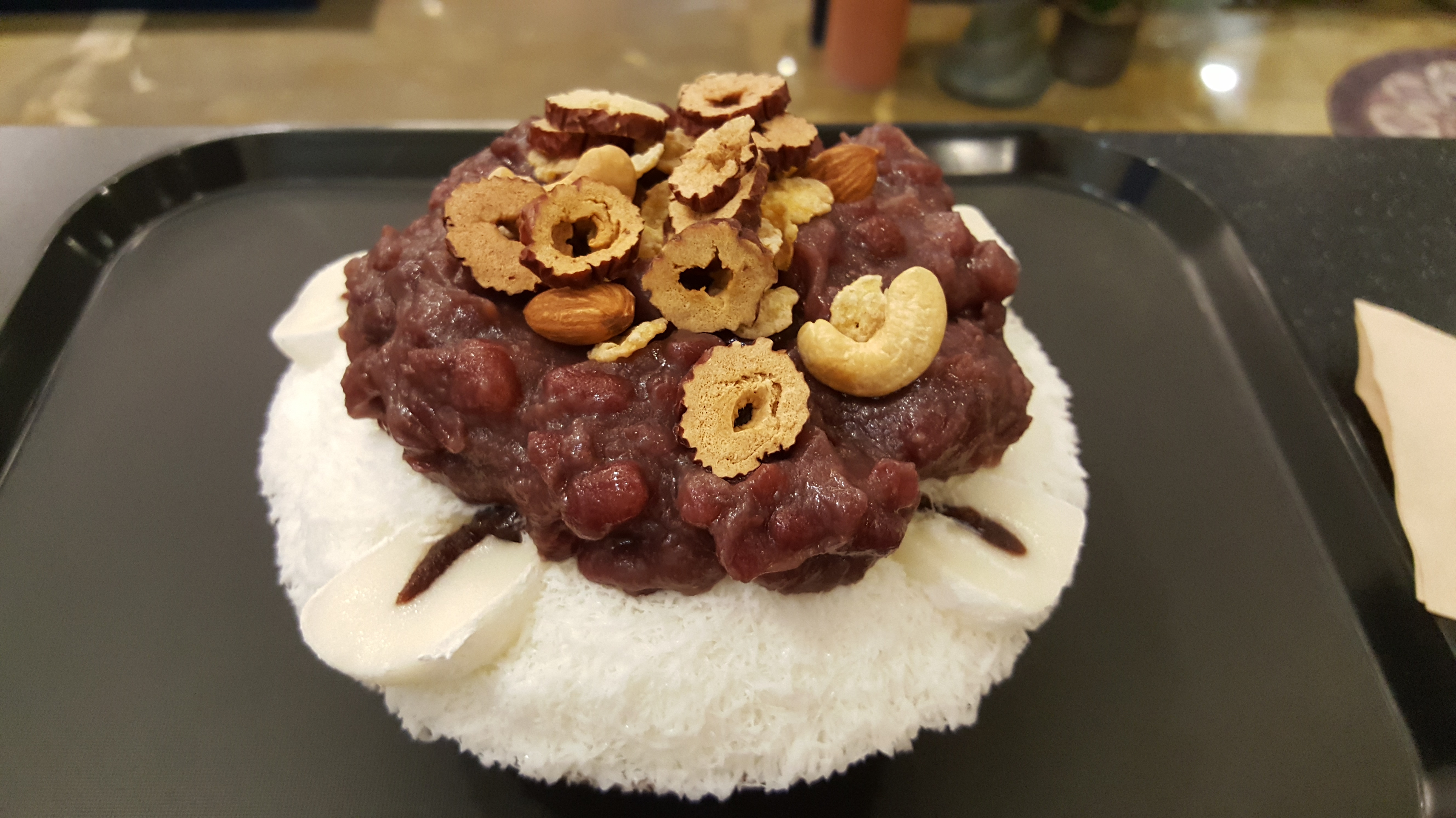 수제 국산팥 눈꽃빙수